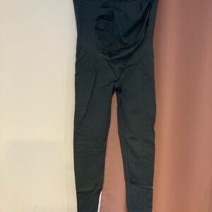 Maternity Gray-blue High-Waisted Leggings